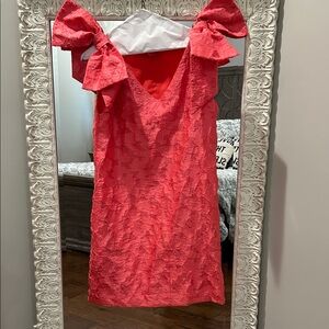 Elegant Pink Mini Dress